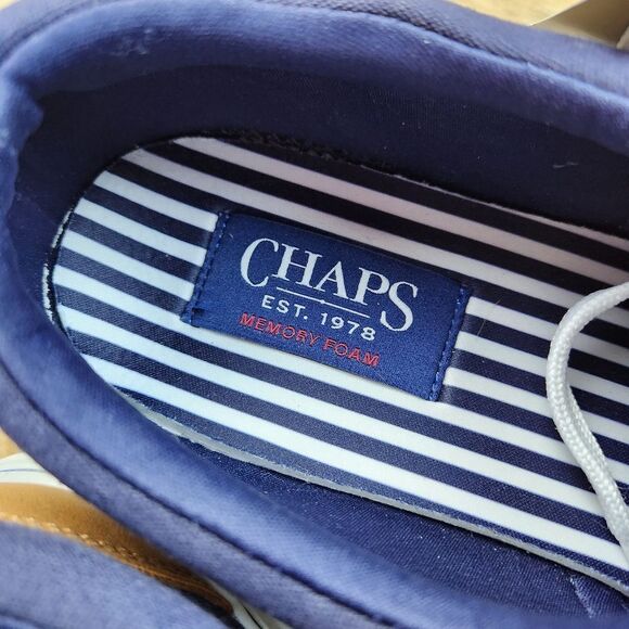 🔹️NWT Chaps Blue Chace Canvas Lace-up Sneakers Men's 10 - Picture 12 of 13